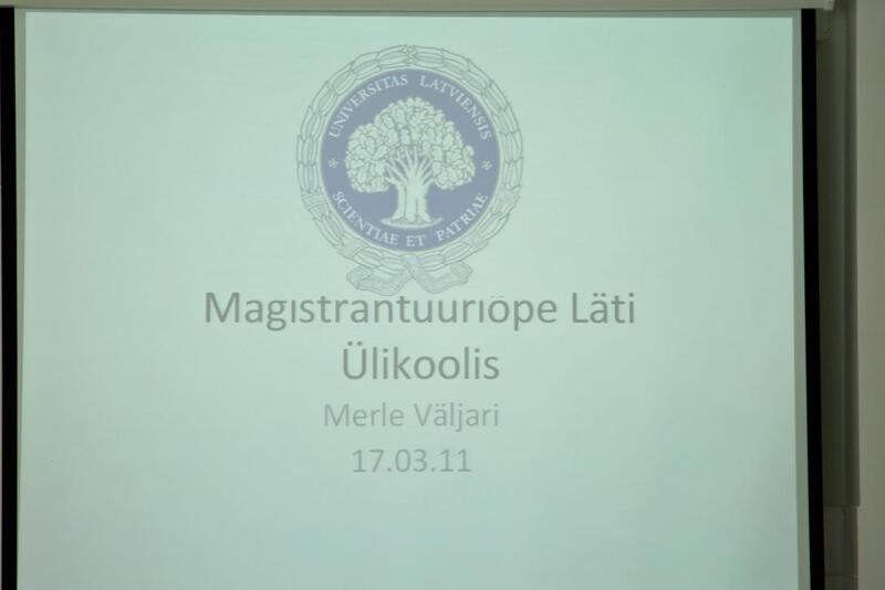 Magistrantuuriõpe Läti Ülikoolis